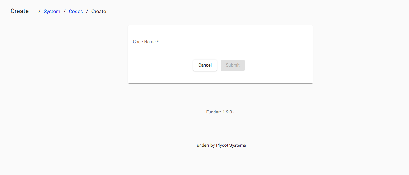 Create Codes Create Codes