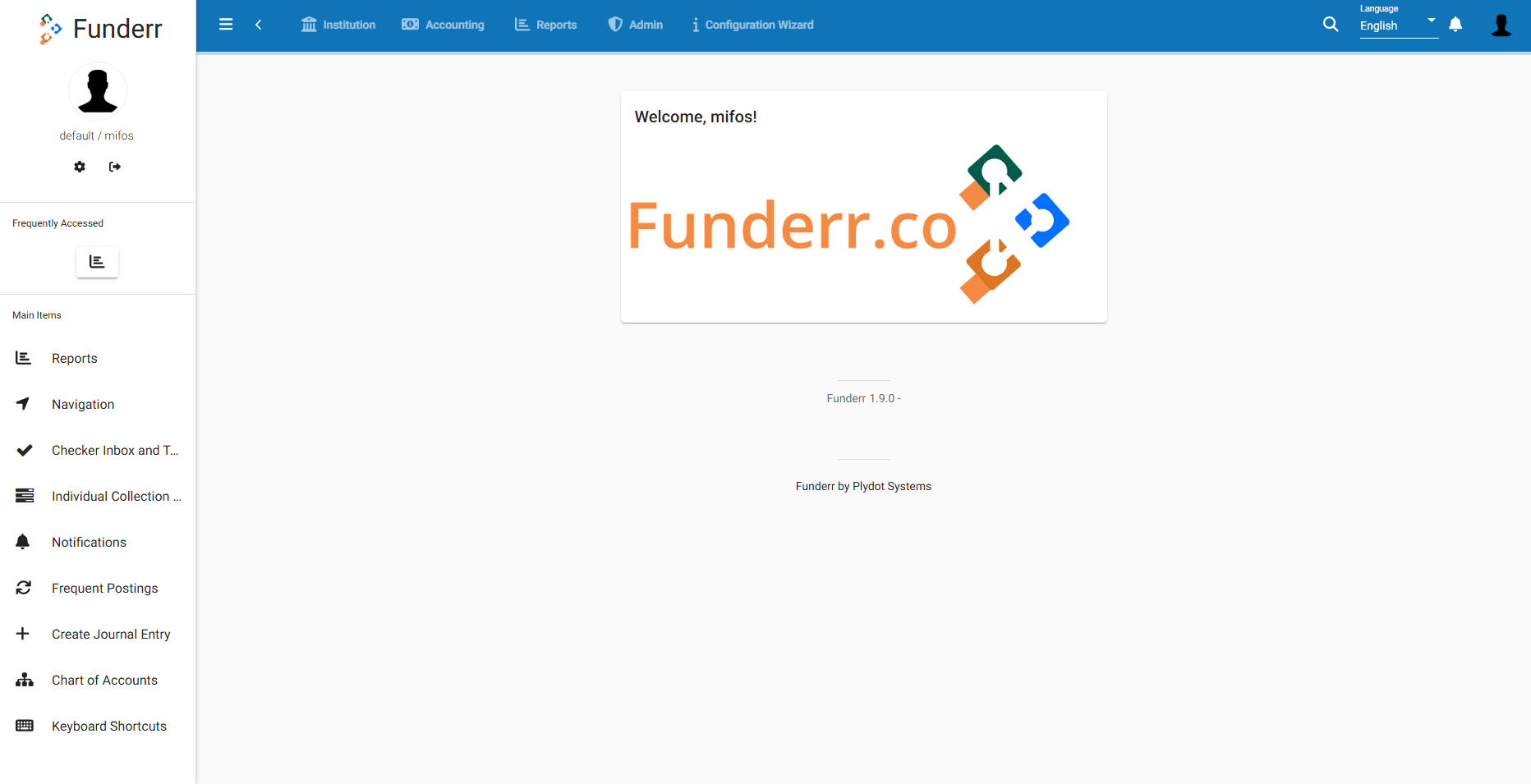 Funderr Dashboard Welcome Screen Funderr Dashboard Welcome Screen