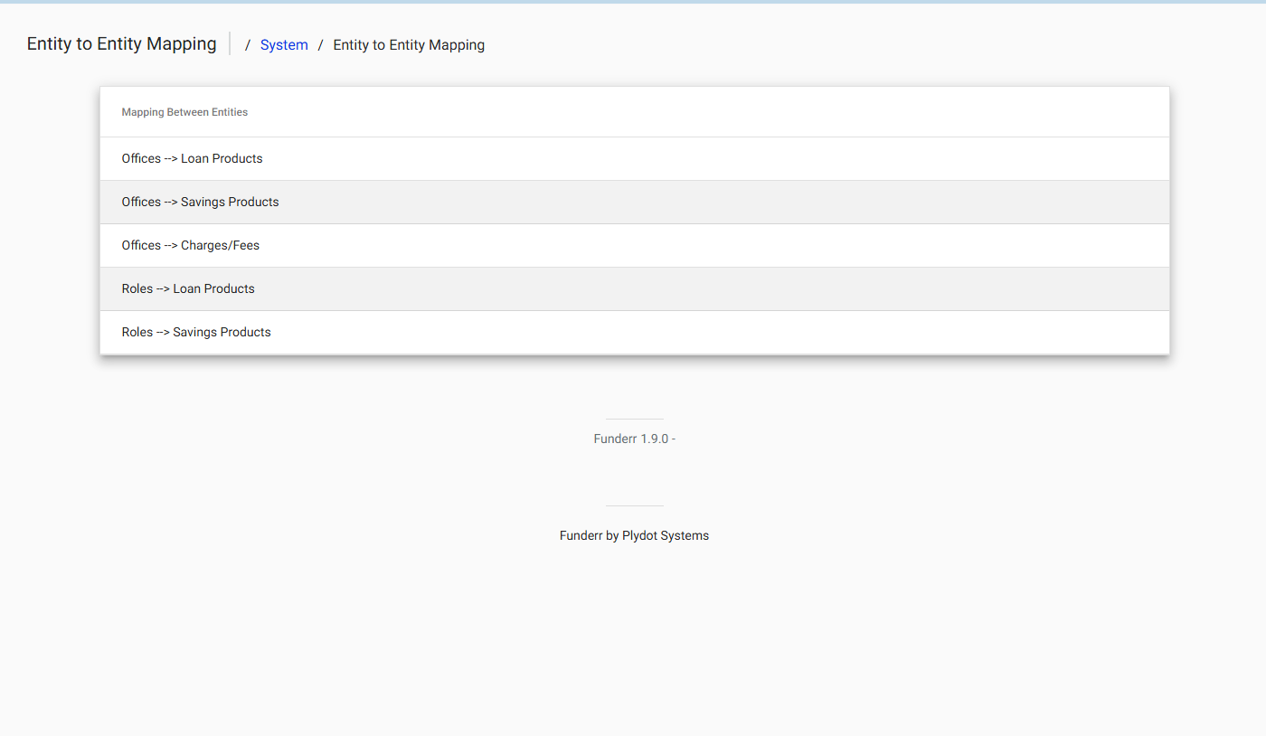 Entity to Entity Mapping Entity to Entity Mapping