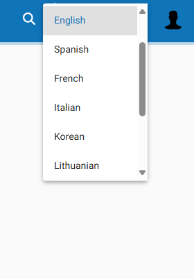 Language Select Language Select
