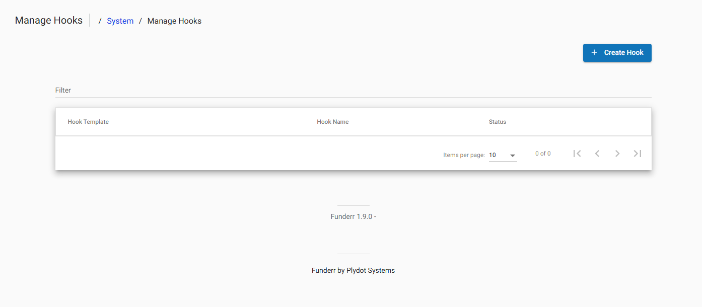 Manage Hooks Manage Hooks