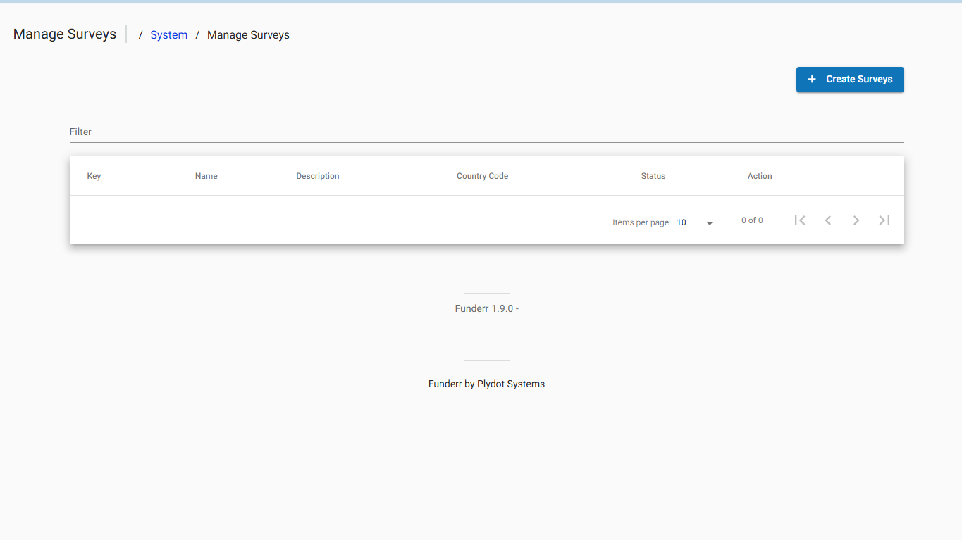 Manage Surveys Manage Surveys